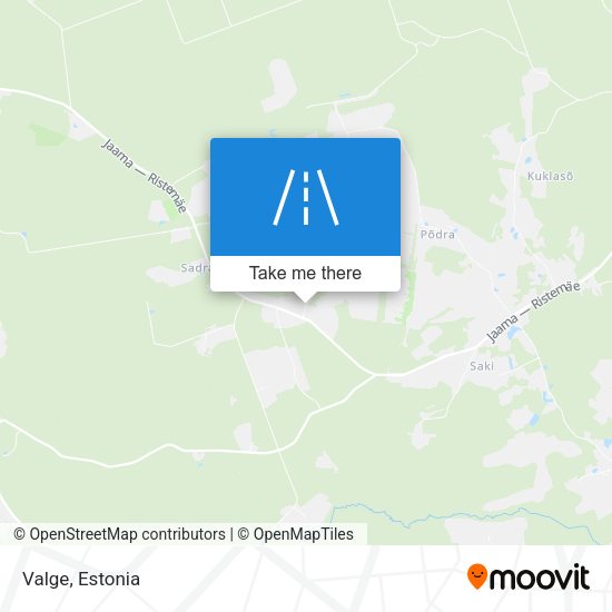 Карта Valge