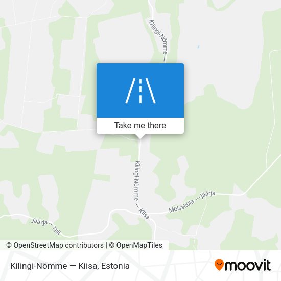 Kilingi-Nõmme — Kiisa map