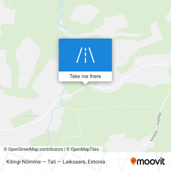 Kilingi-Nõmme — Tali — Laiksaare map