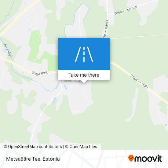 Metsaääre Tee map
