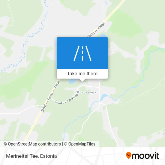 Карта Merineitsi Tee