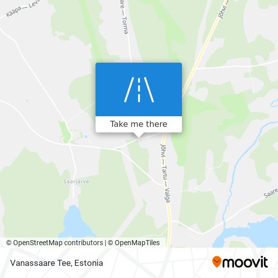 Vanassaare Tee map