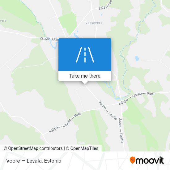 Voore — Levala map