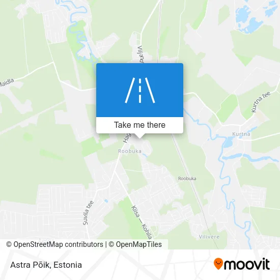 Карта Astra Põik