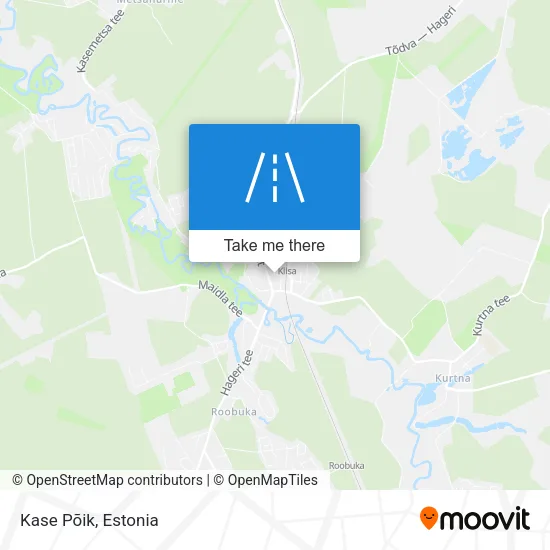 Карта Kase Põik