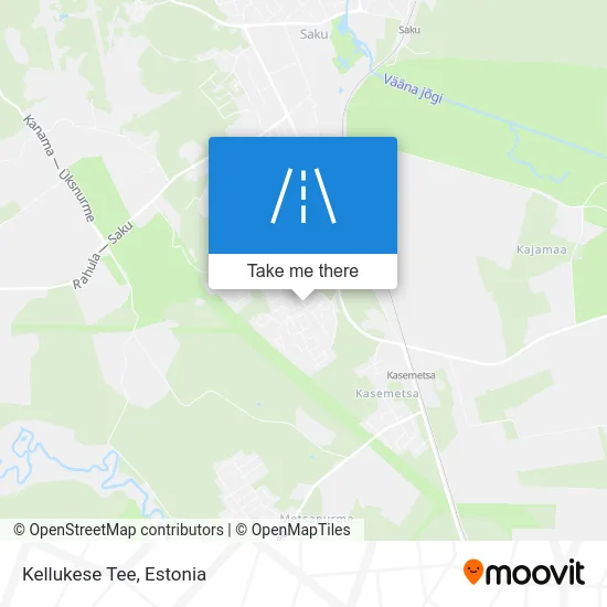 Карта Kellukese Tee