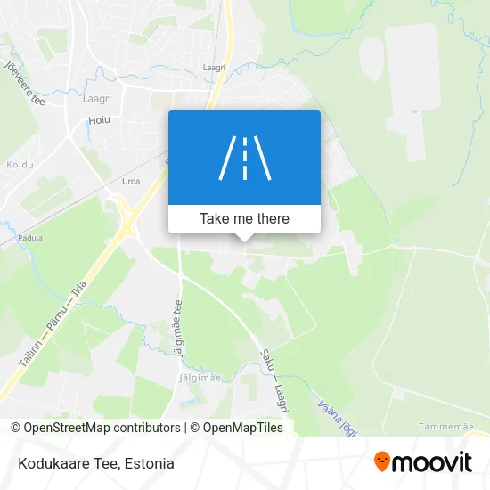 Карта Kodukaare Tee