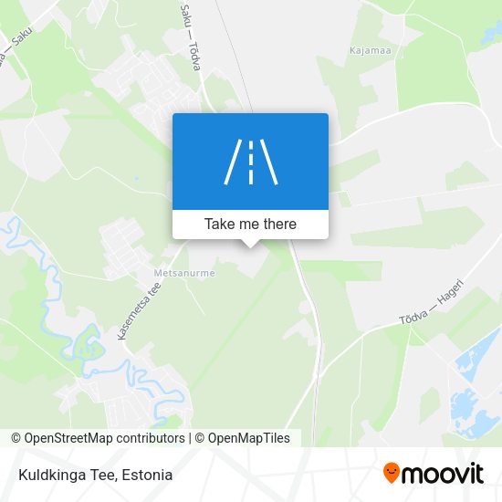 Kuldkinga Tee map