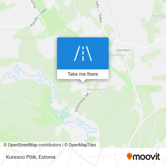 Карта Kuresoo Põik
