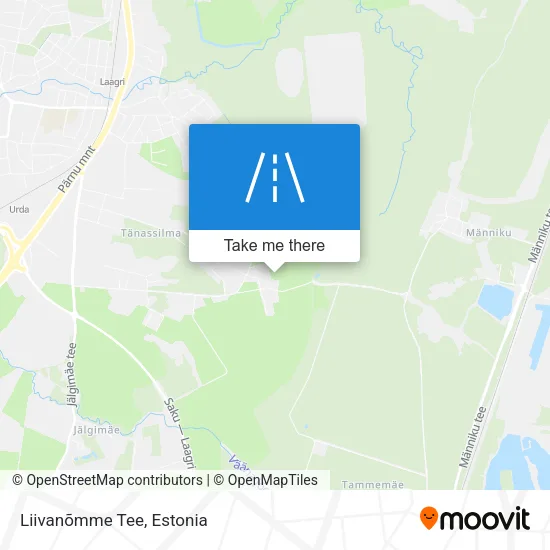 Карта Liivanõmme Tee