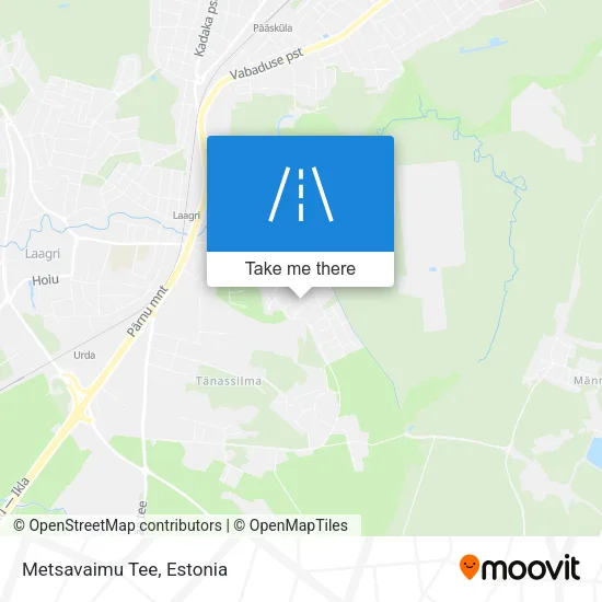 Карта Metsavaimu Tee