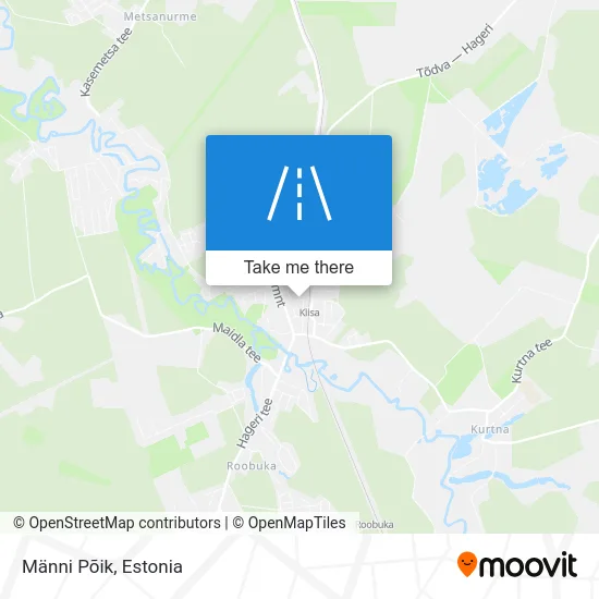 Карта Männi Põik