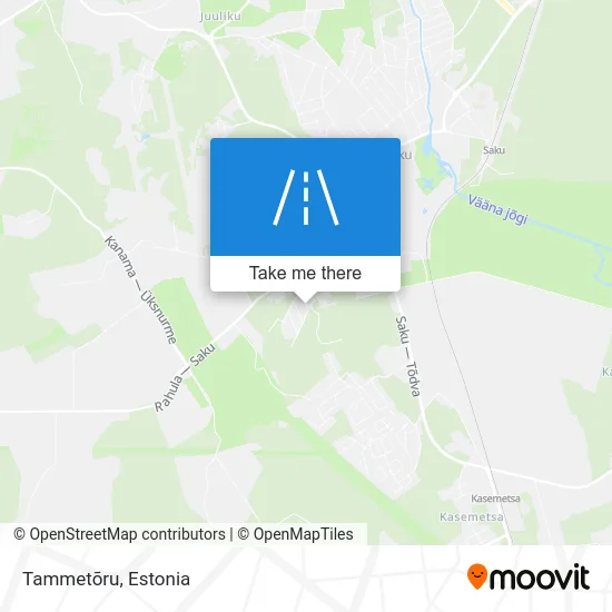 Карта Tammetõru