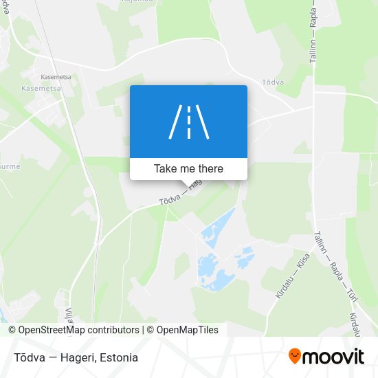 Tõdva — Hageri map