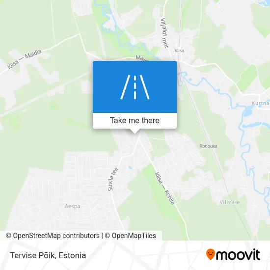 Карта Tervise Põik