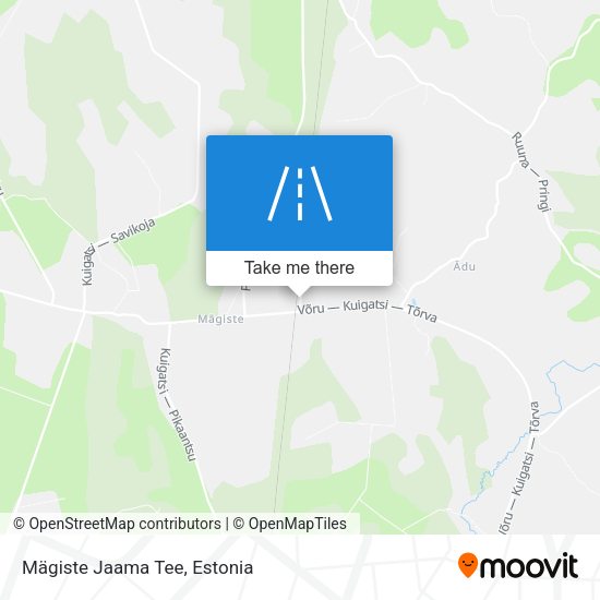 Mägiste Jaama Tee map