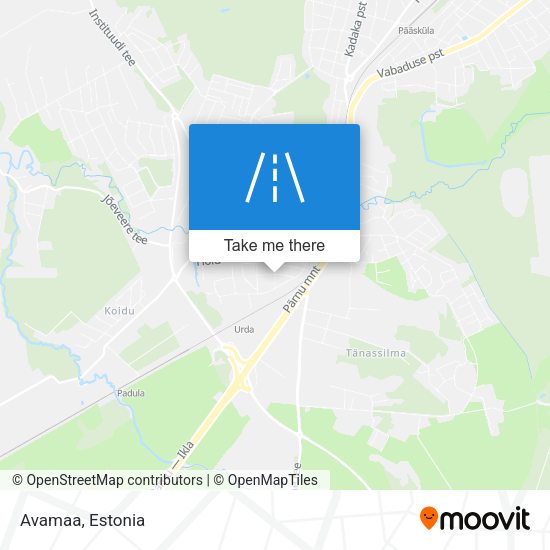 Avamaa map