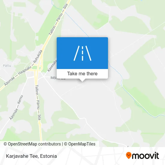 Карта Karjavahe Tee