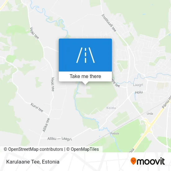 Карта Karulaane Tee