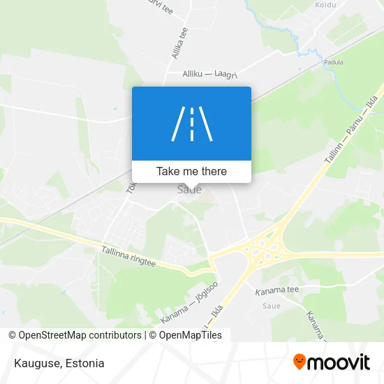Карта Kauguse
