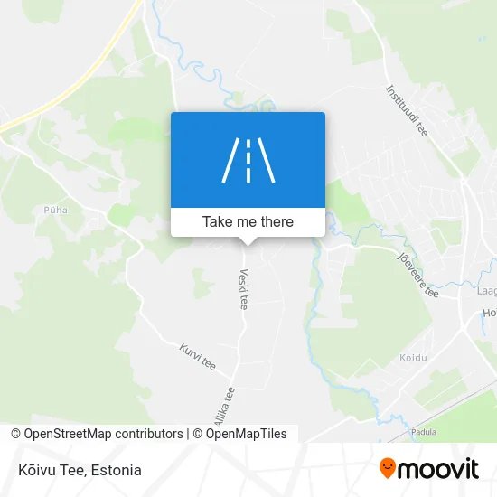 Карта Kõivu Tee