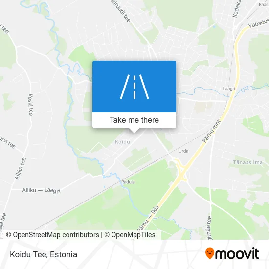 Карта Koidu Tee