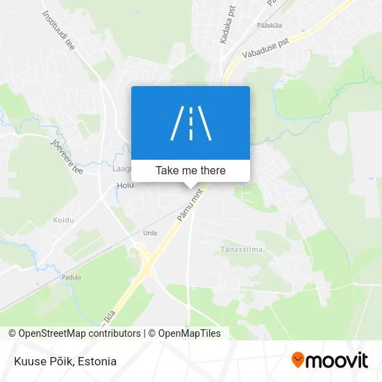 Карта Kuuse Põik