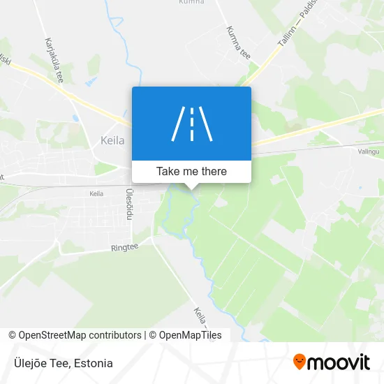 Карта Ülejõe Tee