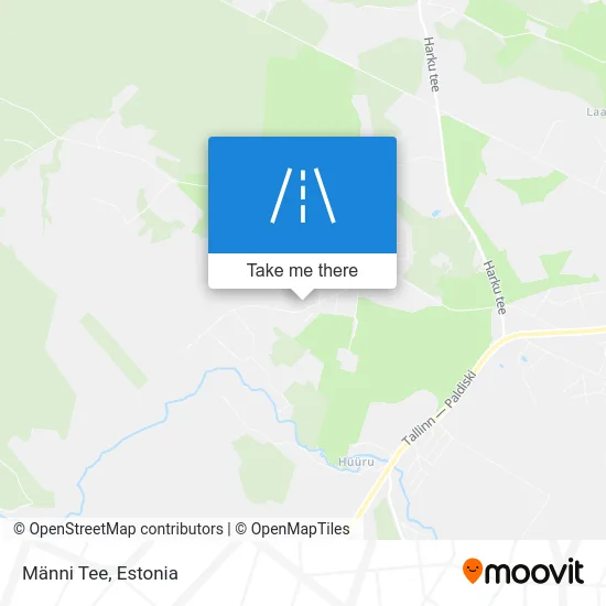 Карта Männi Tee