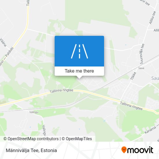 Männivälja Tee map