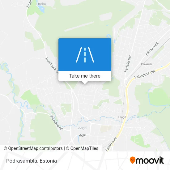 Карта Põdrasambla