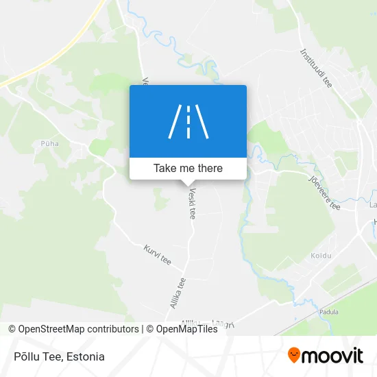 Карта Põllu Tee