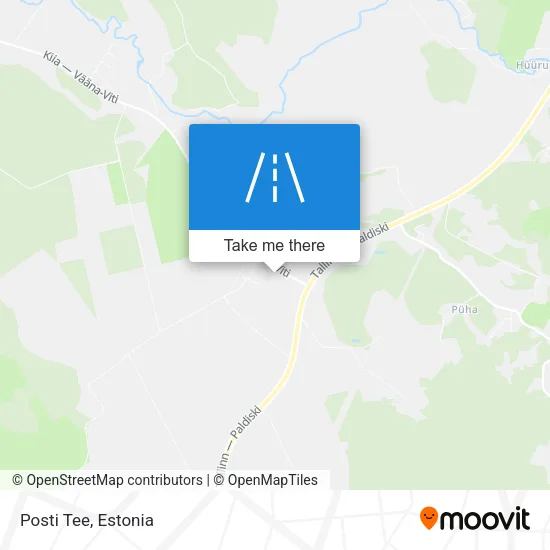 Карта Posti Tee