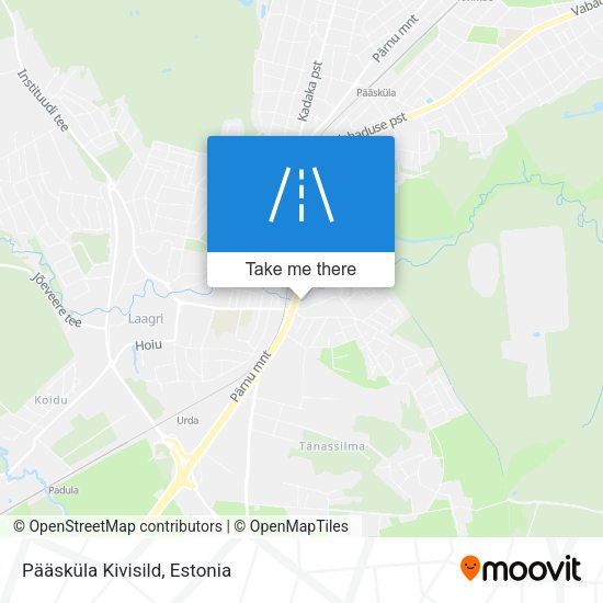 Pääsküla Kivisild map