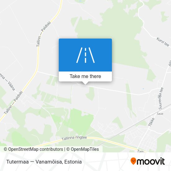 Tutermaa — Vanamõisa map