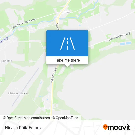Карта Hirvela Põik