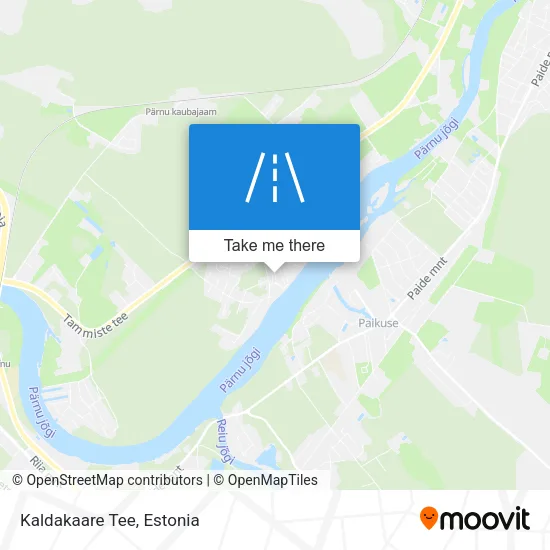 Карта Kaldakaare Tee