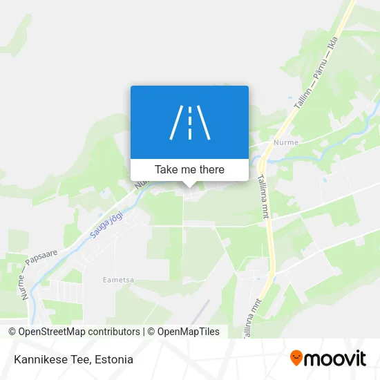 Карта Kannikese Tee