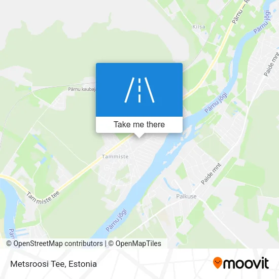 Карта Metsroosi Tee