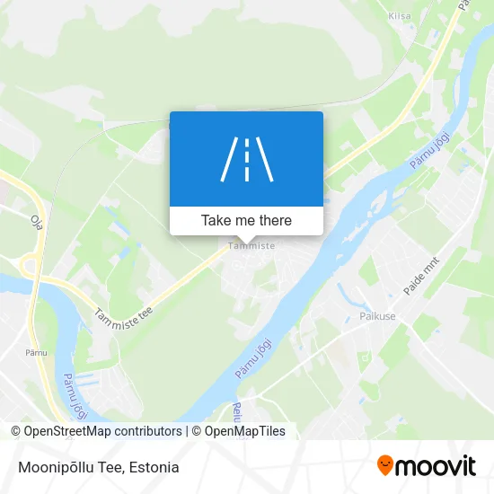 Карта Moonipõllu Tee