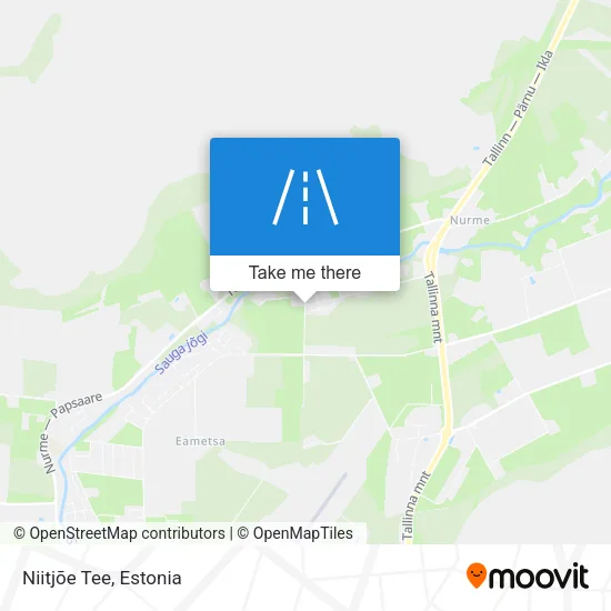 Карта Niitjõe Tee