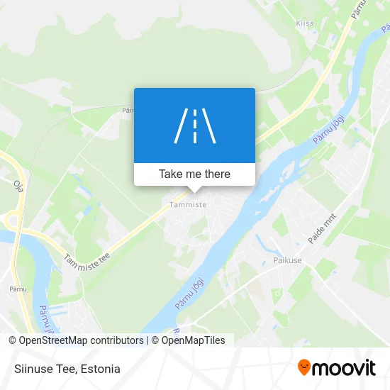 Карта Siinuse Tee