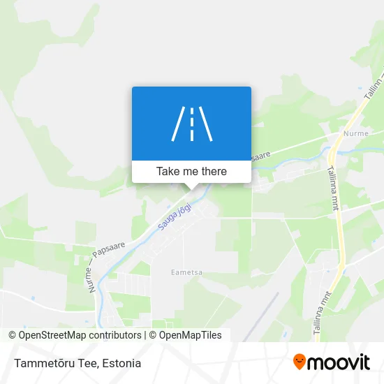 Карта Tammetõru Tee
