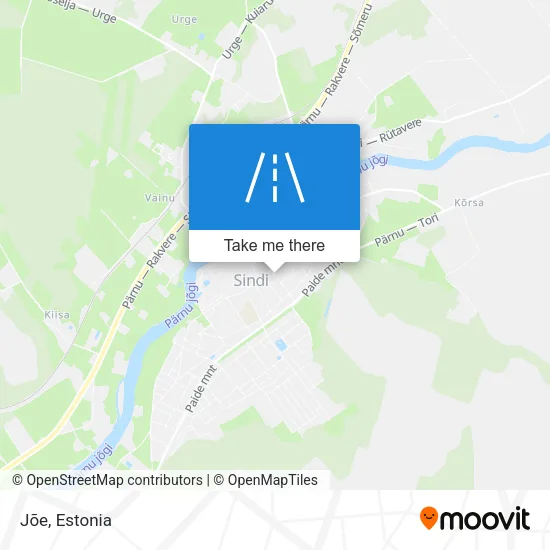 Карта Jõe