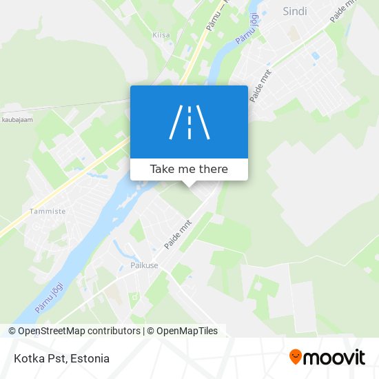Kotka Pst map
