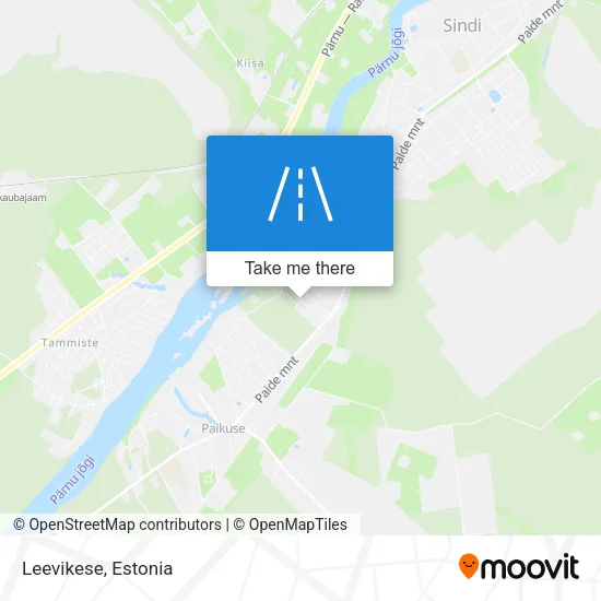 Карта Leevikese