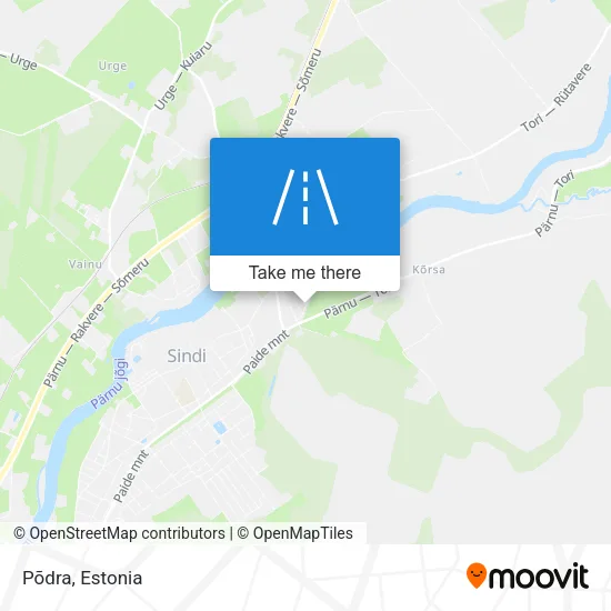 Карта Põdra