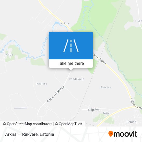 Arkna — Rakvere map