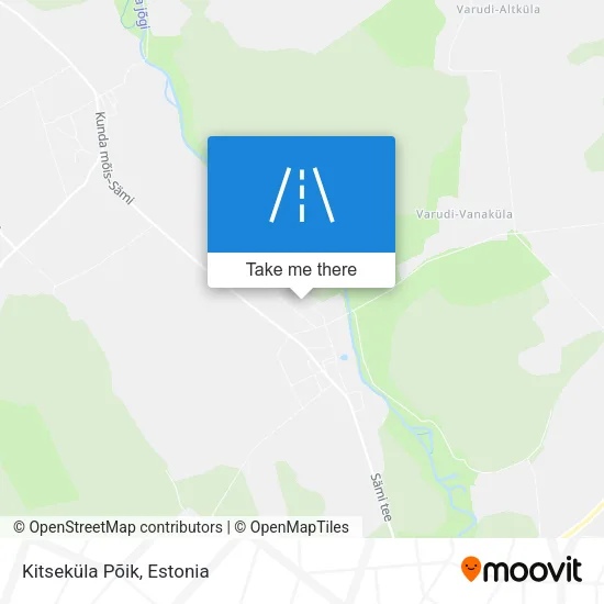 Карта Kitseküla Põik