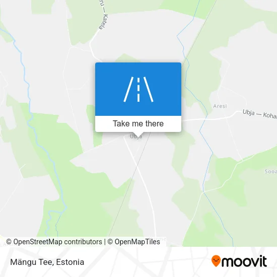 Карта Mängu Tee